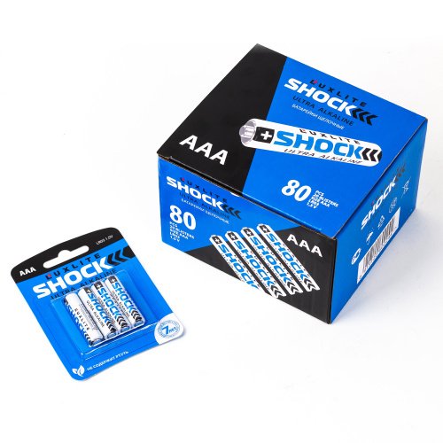Батарейки Luxlite Shock ААА (Blue) 80 шт.
