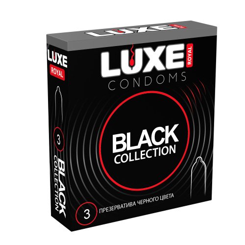 Презервативы Luxe Royal Black Collection