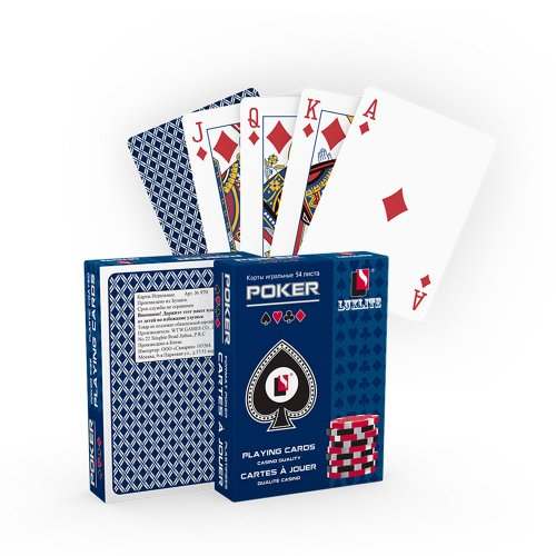 Карты с пластиковым покрытием Poker № 970